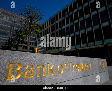 Banca d'Irlanda sede, Baggot San Dublin Foto Stock