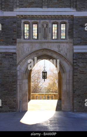 Cornell Law School edificio porta in Ithaca, New York. Foto Stock