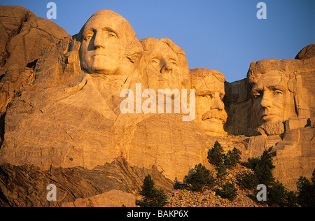 Stati Uniti, South Dakota, il Monte Rushmore monumento nazionale Foto Stock