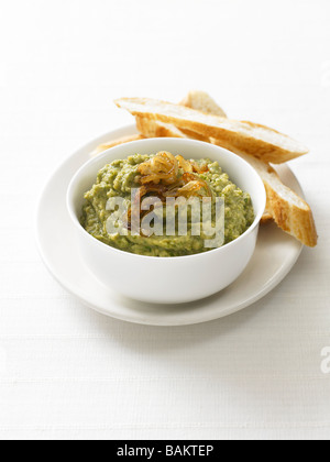 Ampia la purea di fagioli Foto Stock