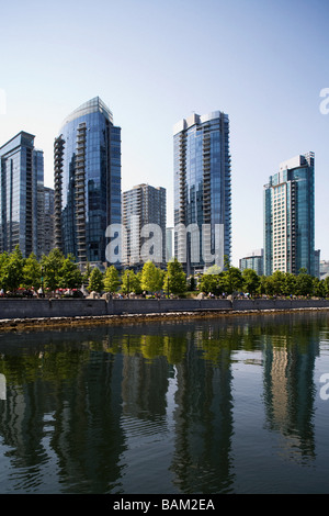 Condominio le torri in Vancouver Foto Stock