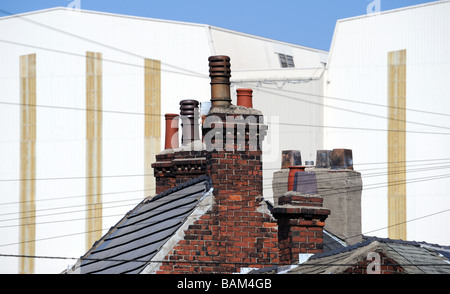 Earle Street e BAE Systems soluzioni sottomarino di edifici. Barrow-in-Furness, Cumbria, England, Regno Unito, Europa. Foto Stock