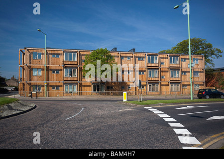 Basso costo ecologico case Foto Stock