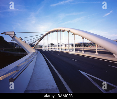 Nuovo ponte, architetto sconosciuto, Bilbao, Spagna Foto Stock