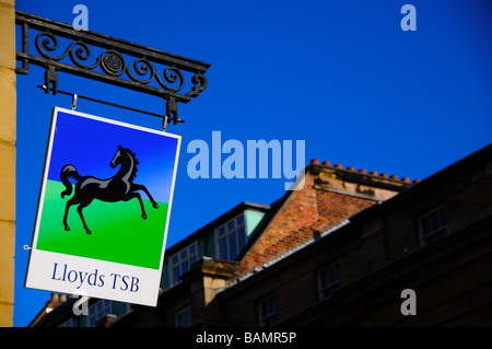 Ramo di Lloyds TSB Bank, Newcastle-Upon-Tyne, Inghilterra Foto Stock