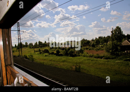 Vista dalla transmongolian Foto Stock