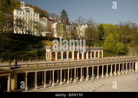 Colonnato Mill Karlovy Vary Repubblica Ceca Foto Stock