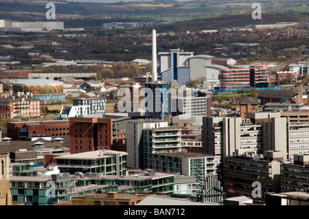 La città di Sheffield nel South Yorkshire Inghilterra Foto Stock