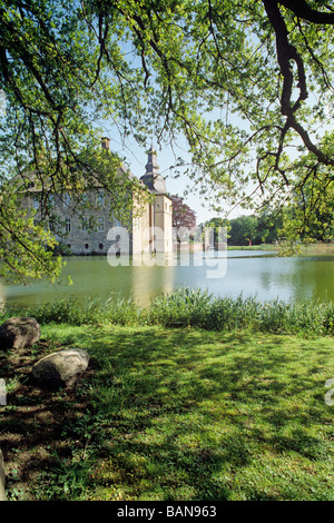 Lembeck regione castello della contea di munsterland della Renania settentrionale - Vestfalia Germania Foto Stock