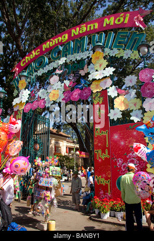 Ingresso a Saigon Zoo e i Giardini Botanici in Ho Chi Minh City Vietnam Foto Stock