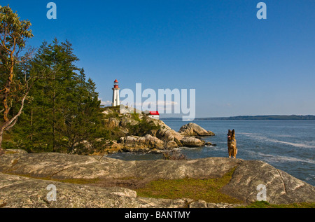 Faro parco nazionale di West Vancouver British-Columbia Foto Stock