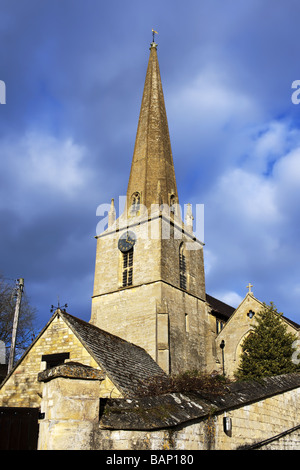 Mickleton chiesa vicino a chipping camden cotswolds Foto Stock