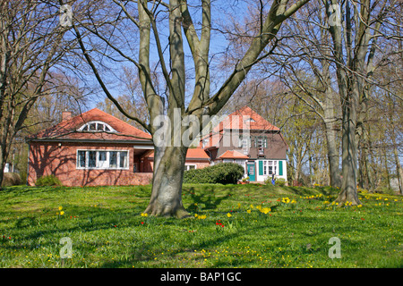 Gerhart Hauptmann casa a Kloster, isola di Hiddensee, Mecklenburg Western-Pomerania Foto Stock