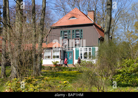 Gerhart Hauptmann casa a Kloster, isola di Hiddensee, Mecklenburg Western-Pomerania Foto Stock