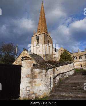 Mickleton chiesa vicino a chipping camden cotswolds Foto Stock