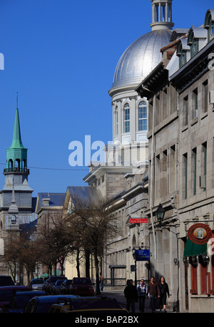 Canada Quebec Montreal Vecchia rue St Paul Street Foto Stock