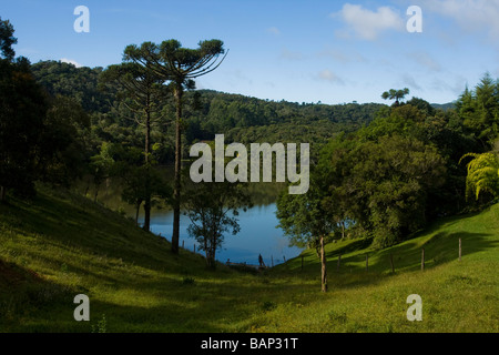 Valle europea - Bike touring a Santa Catarina in Brasile Foto Stock