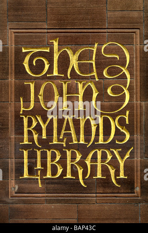John Rylands Library Manchester Foto Stock