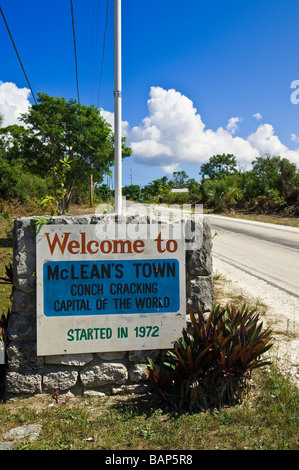 McLean's Town, Grand Bahama Bahamas. Foto Stock