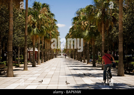 Paseo de la Rambla Almería Andalucía España La Rambla Almeria Andalusia Spagna Foto Stock