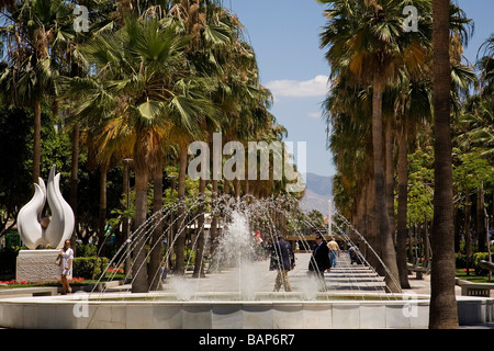 Paseo de la Rambla Almería Andalucía España La Rambla Almeria Andalusia Spagna Foto Stock