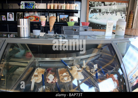 Una gelateria presso il Jersey Shore, STATI UNITI D'AMERICA Foto Stock