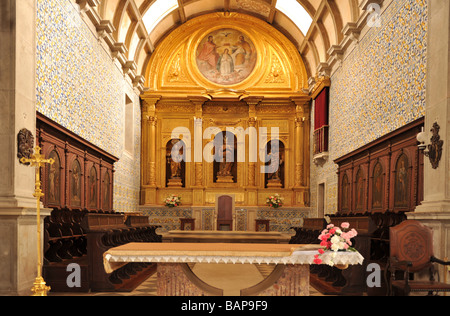 Interno della cattedrale di Faro, Algarve, Portogallo. Foto Stock