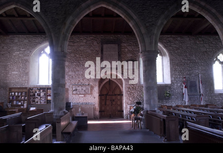 Chiesa di Bosham interno Foto Stock