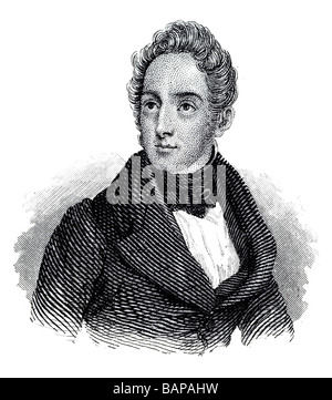 Alphonse Marie Louis de Prat de Lamartine Foto Stock