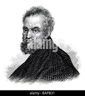 Michelangelo di Lodovico Buonarroti Simoni Foto Stock