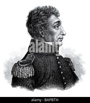 Gilbert du Motier marchese de Lafayette, de La Fayette Foto Stock