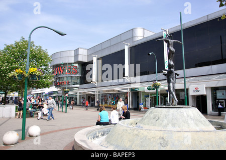 Marlowes Shopping Centre, High Street, Hemel Hempstead, Hertfordshire, England, Regno Unito Foto Stock