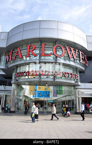 Marlowes Shopping Centre, High Street, Hemel Hempstead, Hertfordshire, England, Regno Unito Foto Stock