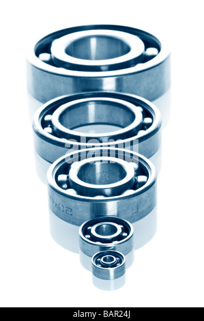 Cuscinetto su uno sfondo bianco Foto Stock