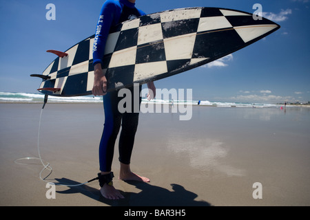 Surf a Mount Maunganui Nuova Zelanda Foto Stock