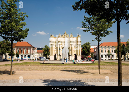 Germania, Potsdam, la Porta di Brandeburgo Foto Stock