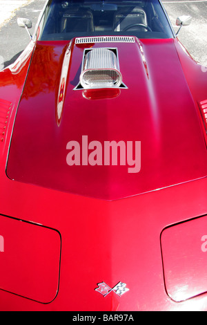 Red Corvette Stingray autovettura Foto Stock