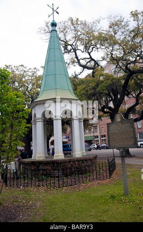 Il vecchio scambio di cotone campana in Stati Uniti d'America meridionale città di Savannah, Georgia, STATI UNITI D'AMERICA,l'America Foto Stock