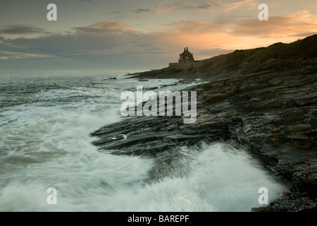 Howick casa balneare sulla costa di Northumberland Foto Stock