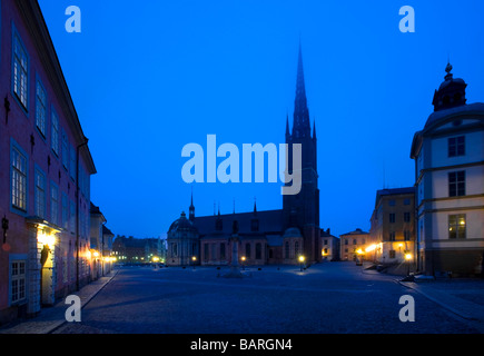 Chiesa di Riddarholmen, Birger Jarls Torg, sulla piccola isola di Riddarholmen Stoccolma, Svezia. Foto Stock