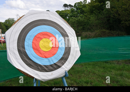 Bersaglio tiro con l'arco Foto Stock