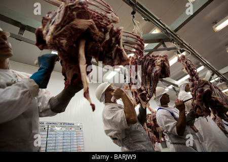 Macello, esportazione di carne, Mato Grosso Stato Amazzonia Brasile Foto Stock