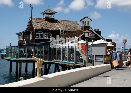 Il molo cafe Seaport Village embarcadero san diego california usa Foto Stock