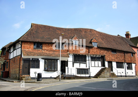 Midhurst biblioteca pubblica, Knockhundred fila, Midhurst, West Sussex, in Inghilterra, Regno Unito Foto Stock