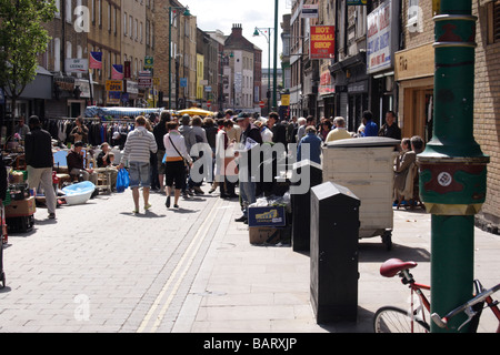 Brick Lane street market Londra Maggio 2009 Foto Stock