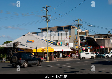 Jonson Street Byron Bay NSW Australia Foto Stock