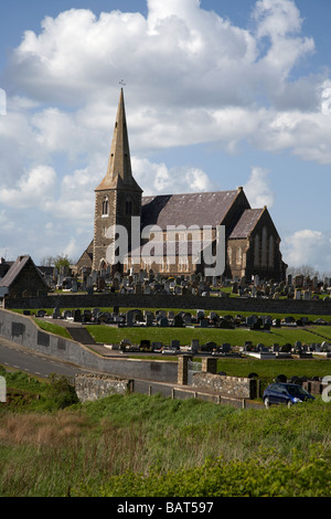 Drumcree chiesa parrocchiale di Portadown Irlanda del Nord sito dell'ordine di orange drumcree proteste, conflitto e standoff Foto Stock