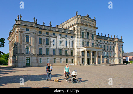 Il castello di Ludwigslust nel Mecklenburg Western-Pomerania Foto Stock