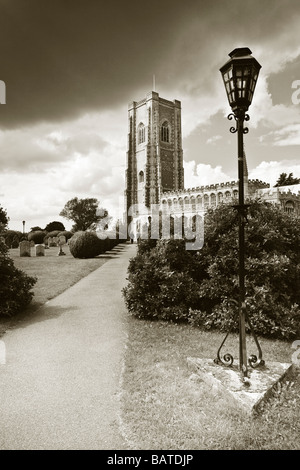 Lavenham, Chiesa di San Pietro e di San Paolo, Sudbury, Suffolk, Regno Unito Foto Stock