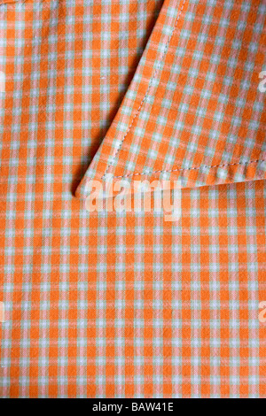 Abstract maglietta arancione close up foto Foto Stock